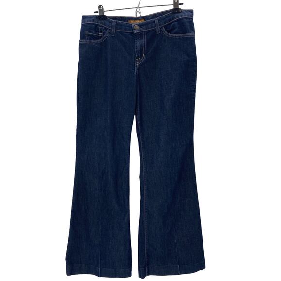 DAVID KAHN Blue Denim Boot-Cut Mid-Rise Jeans Women's Sz 30 - Picture 1 of 9